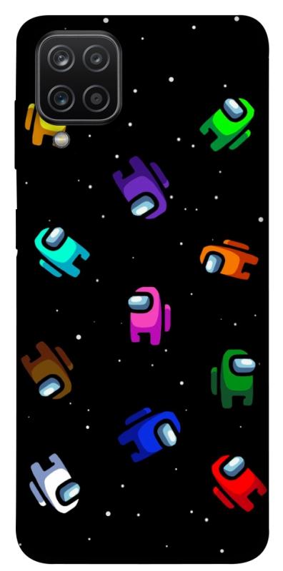 Чохол itsPrint Among us pattern для Samsung Galaxy A12, ігри, купити оптом з доставкою