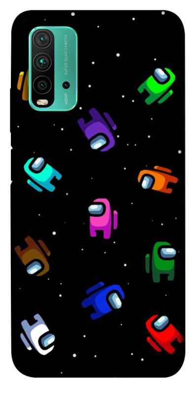 Чохол itsPrint Among us pattern для Xiaomi Redmi Note 9 4G / Redmi 9 Power / Redmi 9T, ігри, купити оптом з доставкою
