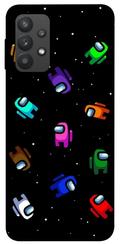 Чехол itsPrint Among us pattern для Samsung Galaxy A32 (A325F) 4G, игры, купить оптом с доставкой