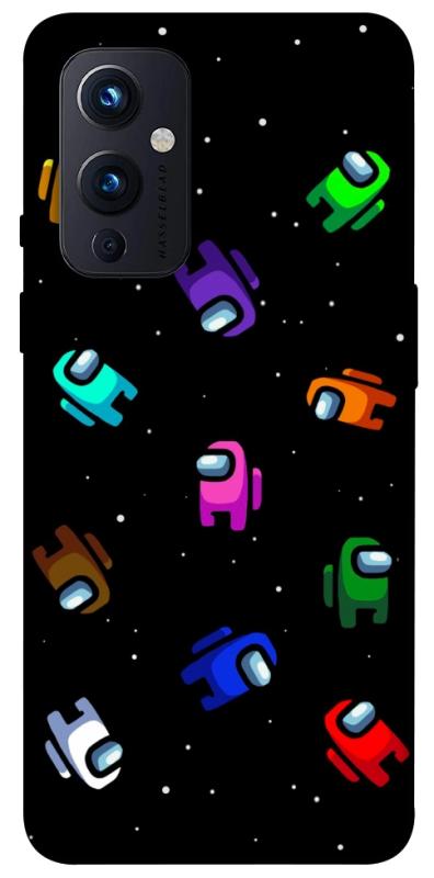 Чохол itsPrint Among us pattern для OnePlus 9, ігри, купити оптом з доставкою