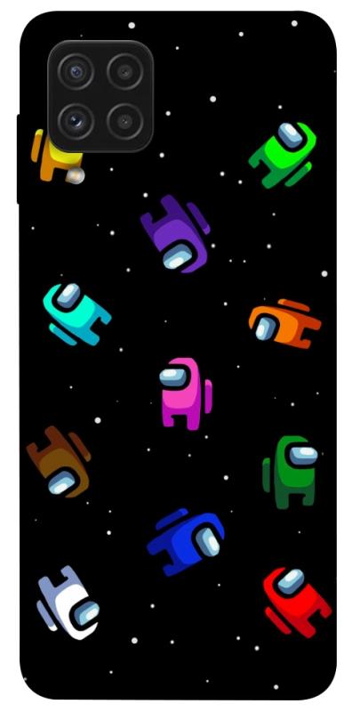 Чохол itsPrint Among us pattern для Samsung Galaxy A22 4G, ігри, купити оптом з доставкою