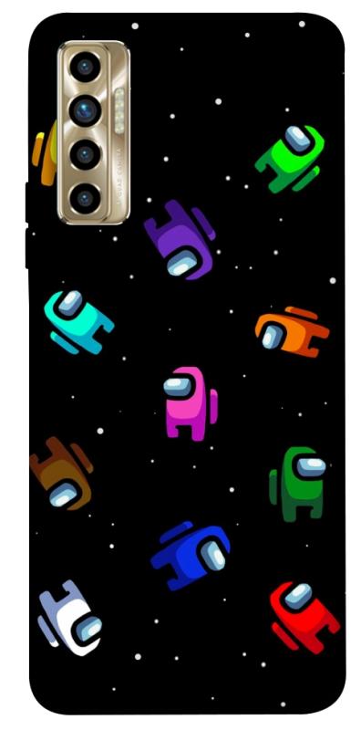 Чохол itsPrint Among us pattern для TECNO Camon 17P, ігри, купити оптом з доставкою