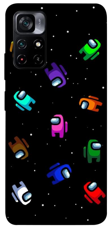 Чехол itsPrint Among us pattern для Xiaomi Poco M4 Pro 5G, игры, купить оптом с доставкой