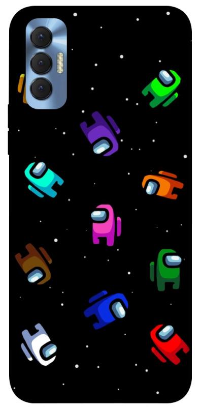 Чехол itsPrint Among us pattern для TECNO Spark 8P, игры, купить оптом с доставкой