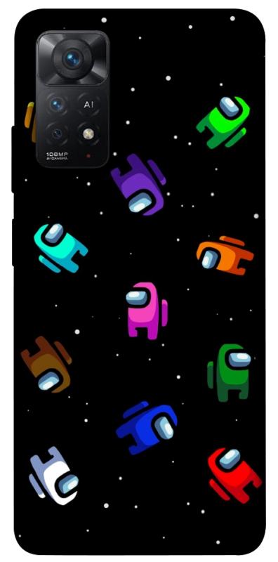 Чохол itsPrint Among us pattern для Xiaomi Redmi Note 11 Pro 4G/5G, ігри, купити оптом з доставкою