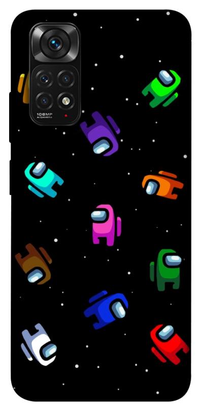 Чехол itsPrint Among us pattern для Xiaomi Redmi Note 11 (Global) / Note 11S, игры, купить оптом с доставкой