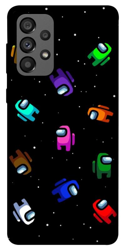 Чехол itsPrint Among us pattern для Samsung Galaxy A73 5G, игры, купить оптом с доставкой