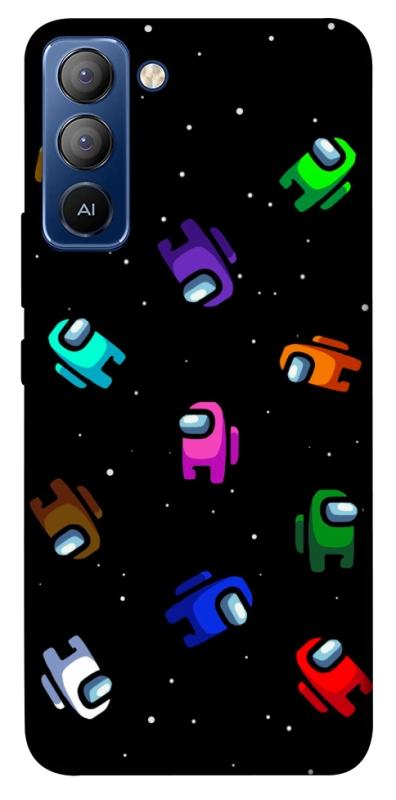 Чехол itsPrint Among us pattern для TECNO Pop 5 LTE, игры, купить оптом с доставкой