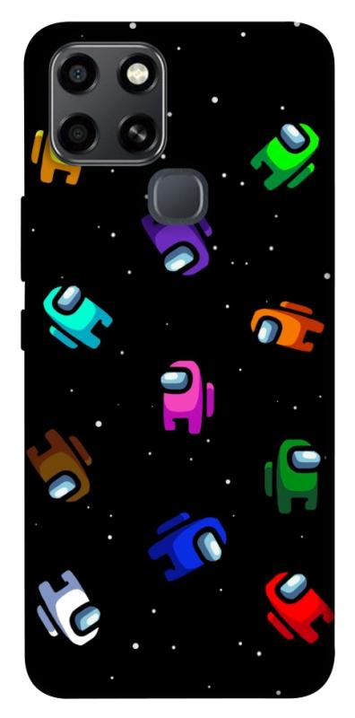 Чехол itsPrint Among us pattern для Infinix Smart 6, игры, купить оптом с доставкой