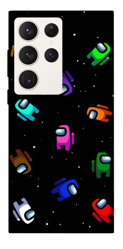 Чехол itsPrint Among us pattern для Samsung Galaxy S23 Ultra, игры, купить оптом с доставкой