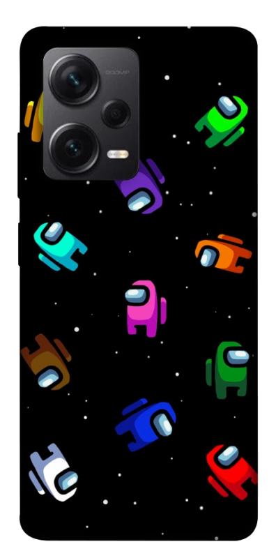 Чехол itsPrint Among us pattern для Xiaomi Redmi Note 12 Pro+ 5G, игры, купить оптом с доставкой