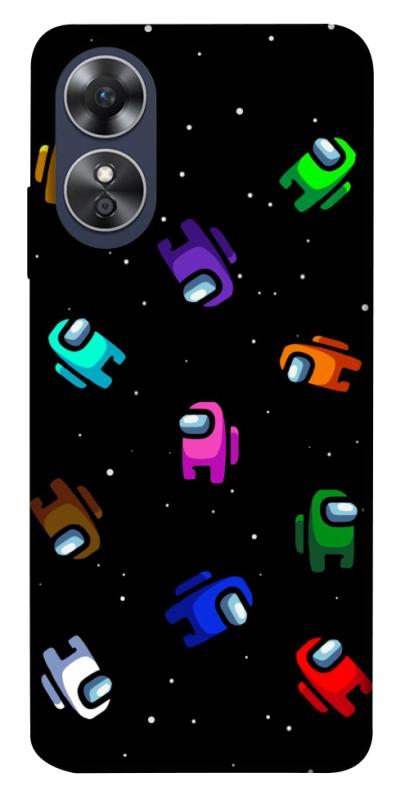 Чохол itsPrint Among us pattern для Oppo A17, ігри, купити оптом з доставкою