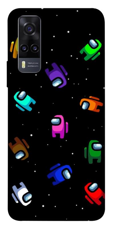 Чохол itsPrint Among us pattern для Vivo Y31, ігри, купити оптом з доставкою