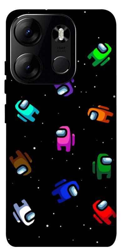 Чехол itsPrint Among us pattern для Tecno Spark Go 2023, игры, купить оптом с доставкой