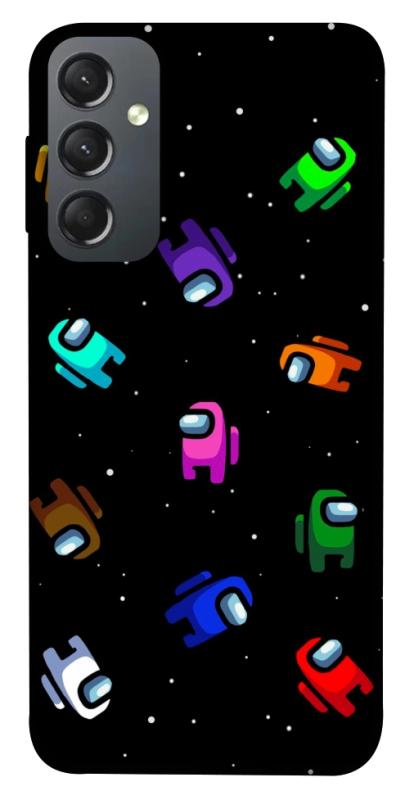 Чехол itsPrint Among us pattern для Samsung Galaxy A24 4G, игры, купить оптом с доставкой