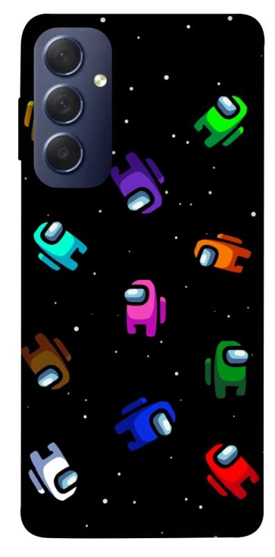 Чехол itsPrint Among us pattern для Samsung Galaxy M54 5G, игры, купить оптом с доставкой
