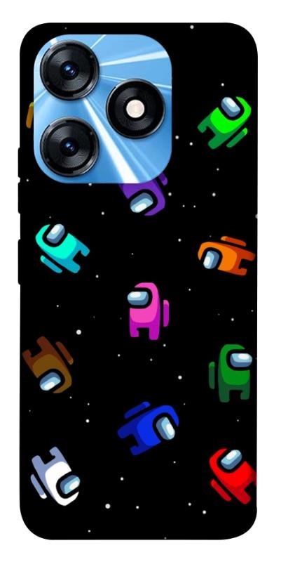 Чохол itsPrint Among us pattern для TECNO Spark 10 Pro, ігри, купити оптом з доставкою