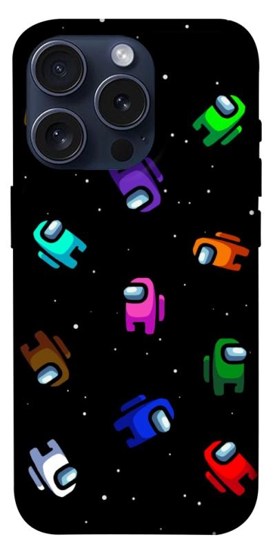 Чохол itsPrint Among us pattern для Apple iPhone 15 Pro (6.1"), ігри, купити оптом з доставкою