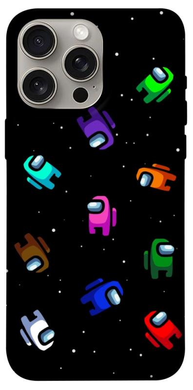 Чохол itsPrint Among us pattern для Apple iPhone 15 Pro Max (6.7"), ігри, купити оптом з доставкою