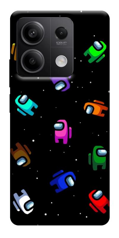 Чехол itsPrint Among us pattern для Xiaomi Redmi Note 13 5G, игры, купить оптом с доставкой