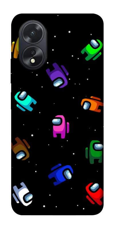 Чохол itsPrint Among us pattern для Oppo A38, ігри, купити оптом з доставкою