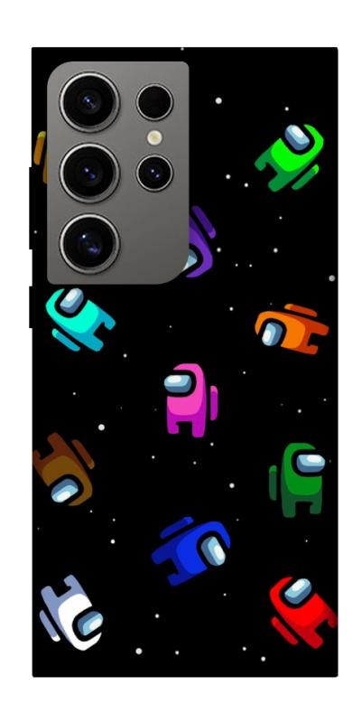 Чохол itsPrint Among us pattern для Samsung Galaxy S24 Ultra, ігри, купити оптом з доставкою