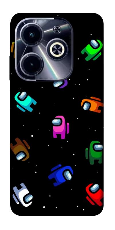 Чохол itsPrint Among us pattern для Infinix Hot 40i, ігри, купити оптом з доставкою