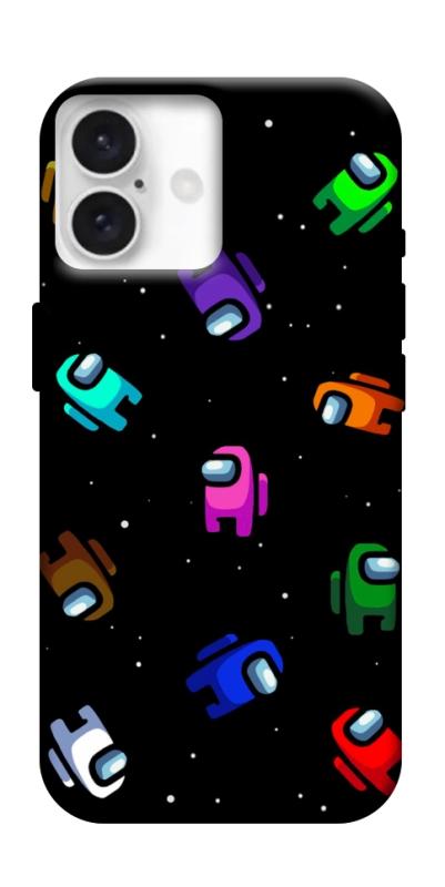Чохол itsPrint Among us pattern для Apple iPhone 16 Plus (6.7"), ігри, купити оптом з доставкою