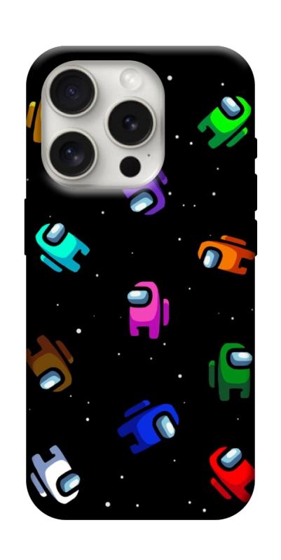 Чехол itsPrint Among us pattern для Apple iPhone 16 Pro Max (6.9"), игры, купить оптом с доставкой