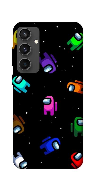 Чохол itsPrint Among us pattern для Samsung Galaxy S24 FE, ігри, купити оптом з доставкою