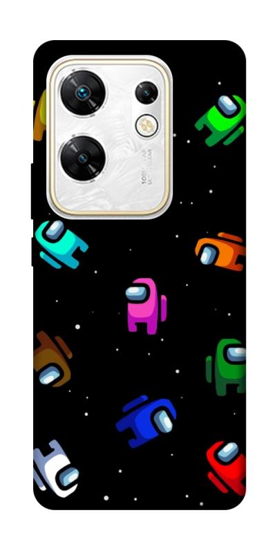 Чохол itsPrint Among us pattern для Infinix Zero 30 4G, ігри, купити оптом з доставкою