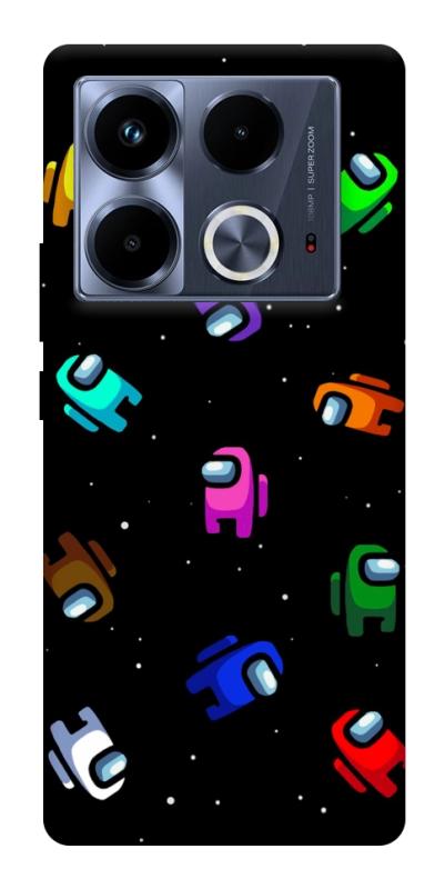Чехол itsPrint Among us pattern для Infinix Note 40 4G, игры, купить оптом с доставкой