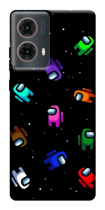 Чохол itsPrint Among us pattern для Motorola Moto G85, ігри, купити оптом з доставкою
