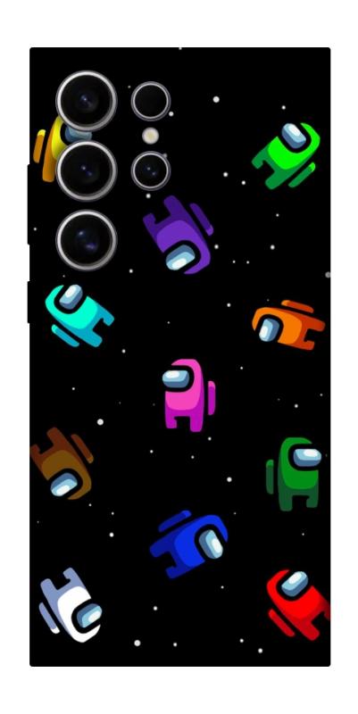 Чехол itsPrint Among us pattern для Samsung Galaxy S25 Ultra, игры, купить оптом с доставкой