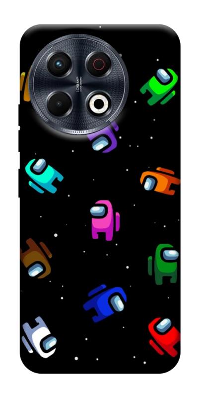 Чехол itsPrint Among us pattern для TECNO Spark 30 Pro (KL7), игры, купить оптом с доставкой