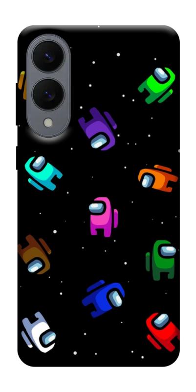 Чехол itsPrint Among us pattern для Samsung Galaxy S25 Edge, игры, купить оптом с доставкой