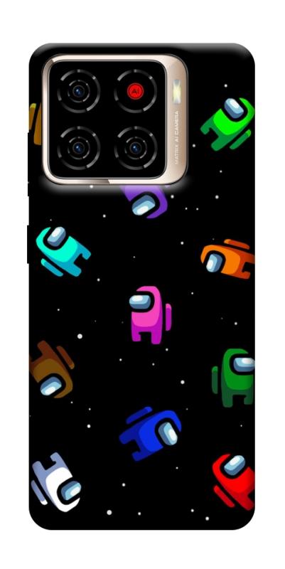 Чехол itsPrint Among us pattern для ZTE Blade A56, игры, купить оптом с доставкой