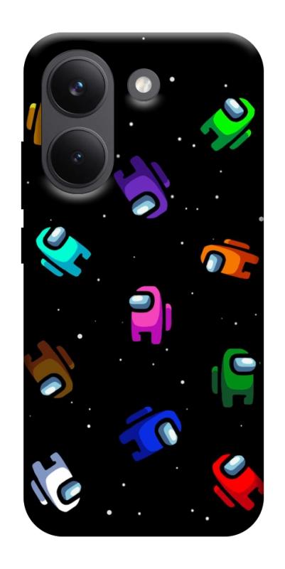 Чехол itsPrint Among us pattern для Xiaomi Poco X8 Pro, игры, купить оптом с доставкой
