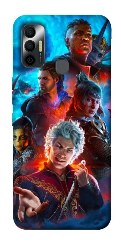 Чехол itsPrint Baldurs gate для TECNO Spark 7, игры, купить оптом с доставкой