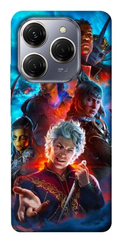 Чехол itsPrint Baldurs gate для TECNO Spark 20 Pro, игры, купить оптом с доставкой