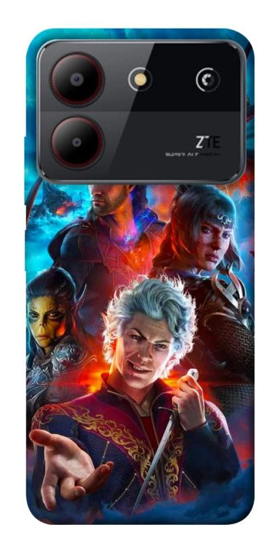 Чехол itsPrint Baldurs gate для ZTE Blade A54 4G, игры, купить оптом с доставкой