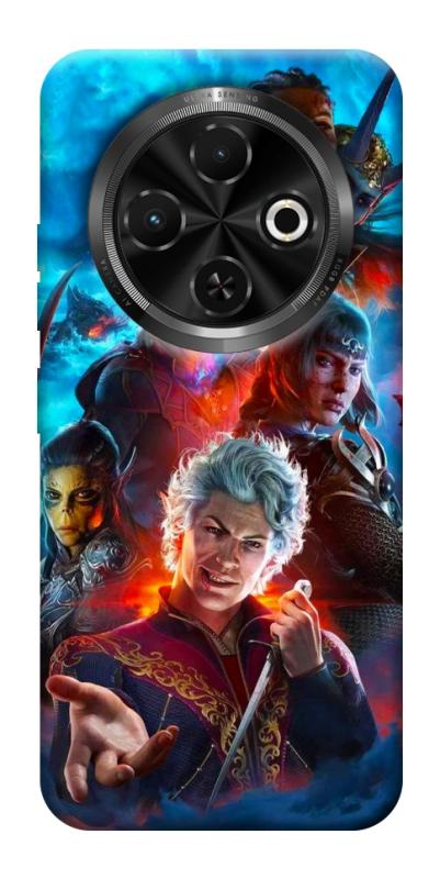 Чохол itsPrint Baldurs gate для TECNO Spark 30C, ігри, купити оптом з доставкою