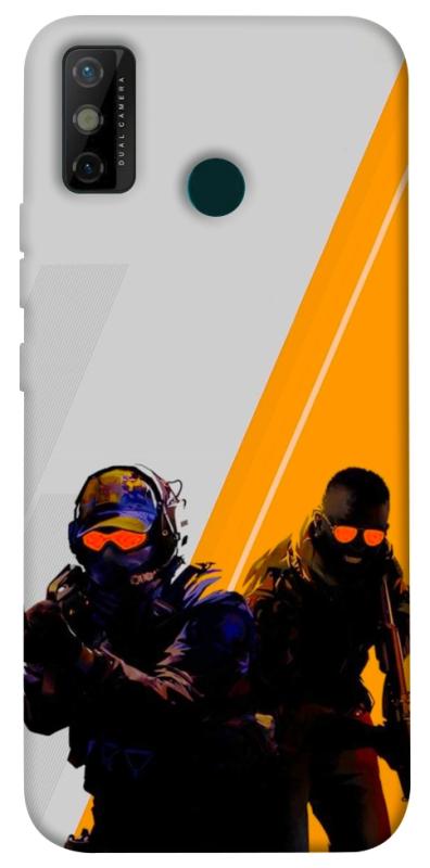 Чехол itsPrint Counter strike для TECNO Spark 6 Go, игры, купить оптом с доставкой