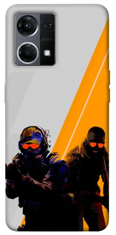 Чехол itsPrint Counter strike для Oppo Reno 7 4G, игры, купить оптом с доставкой