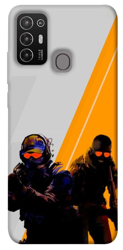 Чехол itsPrint Counter strike для ZTE Blade A52, игры, купить оптом с доставкой
