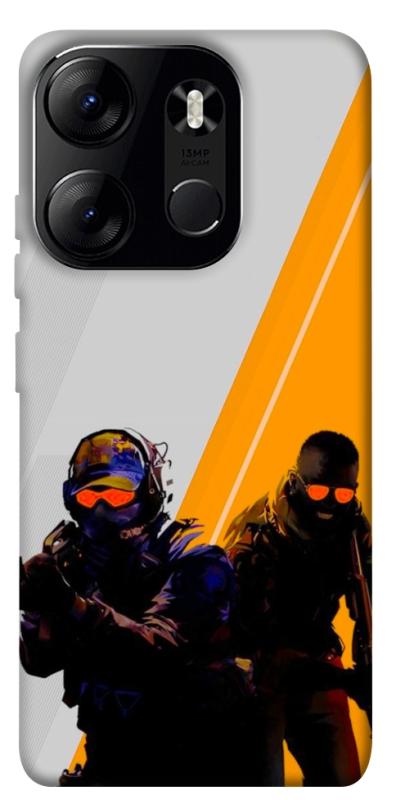 Чехол itsPrint Counter strike для Tecno Spark Go 2023, игры, купить оптом с доставкой