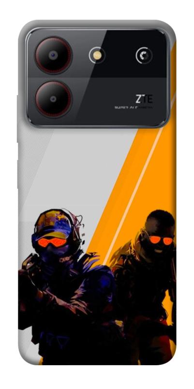 Чехол itsPrint Counter strike для ZTE Blade A54 4G, игры, купить оптом с доставкой