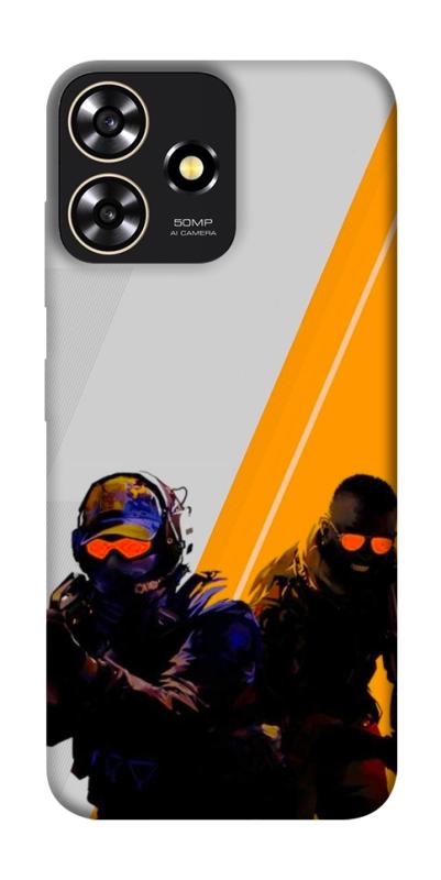 Чехол itsPrint Counter strike для ZTE Blade A73 4G, игры, купить оптом с доставкой