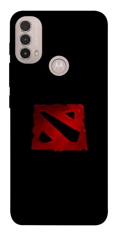 Чехол itsPrint Dota Symbol для Motorola Moto E40, игры, купить оптом с доставкой