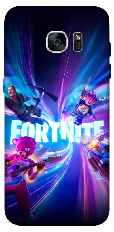 Чехол itsPrint Fortnite для Samsung G935F Galaxy S7 Edge, игры, купить оптом с доставкой